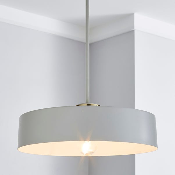 Bobby Flat Pendant Shade Dunelm Bobby Flat Pendant Shade Dunelm, Flat Ceiling Light Shades
