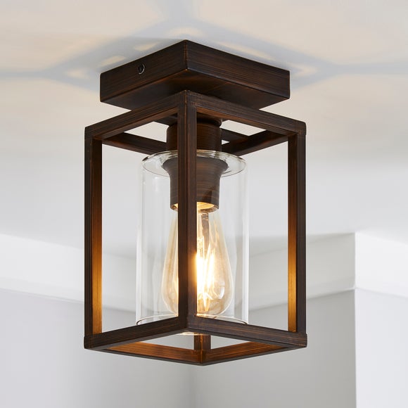 Lantern ceiling shop light dunelm