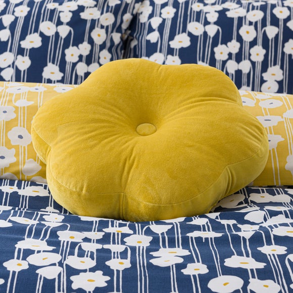 Dunelm clearance mustard cushions