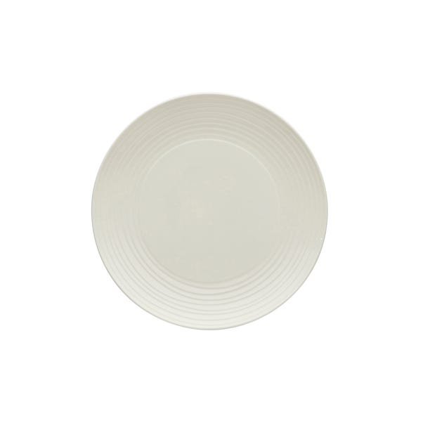 Paige Porcelain Dinner Plate White