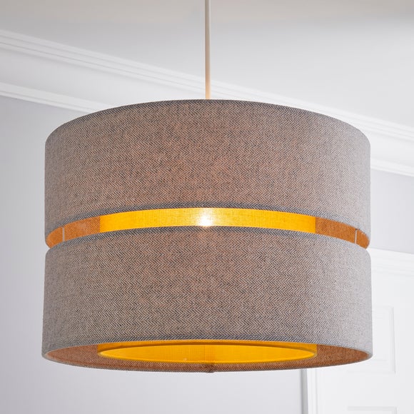 dunelm navy lampshade