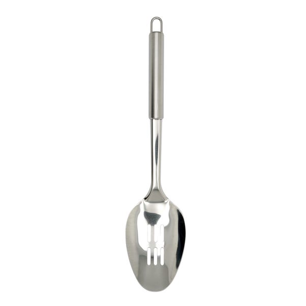 Dunelm Essentials Stainless Steel Slotted Spoon Silver