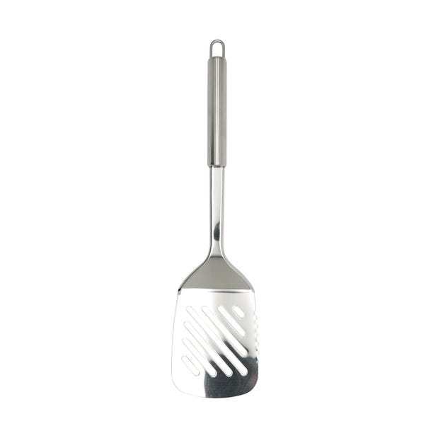 Dunelm Essentials Stainless Steel Slotted Turner image 1 of 2