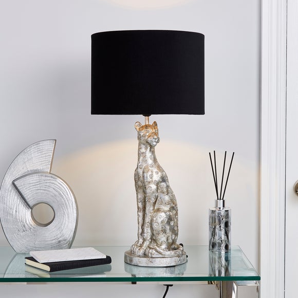 leopard table lamp