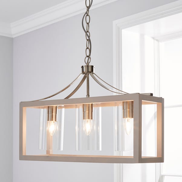 Tove Wooden 3 Light Ceiling Fitting image 1 of 8