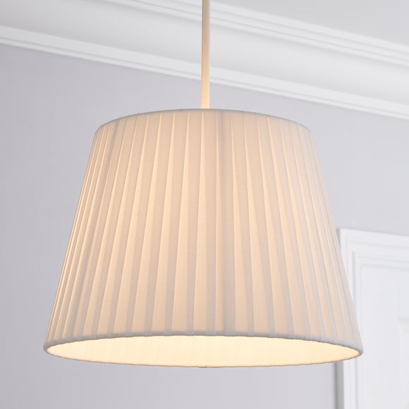 dunelm cream lamp shades