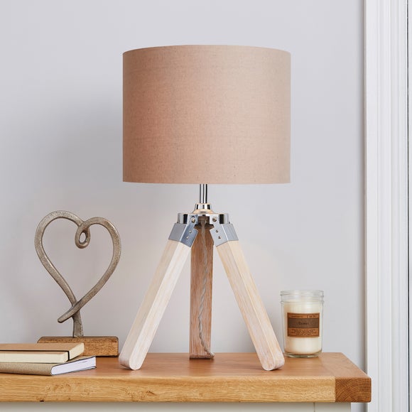 dunelm tripod table lamp