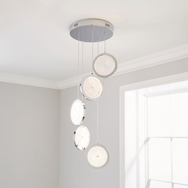 Cora Cluster Disc 5 Light Ceiling Fitting image 1 of 6