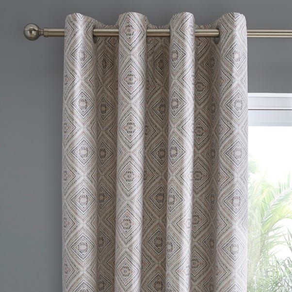 Inca Natural Blackout Eyelet Curtains  undefined