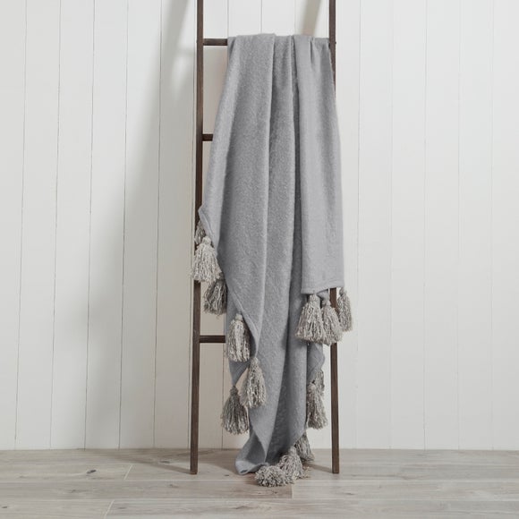 Dunelm best sale silver throw