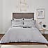 Hotel Cotton 230 Thread Count Silver Stripe Duvet Cover  undefined