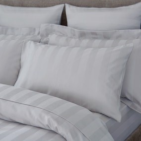 Hotel Cotton 230 Thread Count Stripe Standard Pillowcase Pair