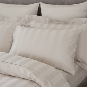 Hotel Cotton 230 Thread Count Stripe Standard Pillowcase Pair