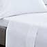 Dorma Egyptian Cotton 400 Thread Count Percale Flat Sheet White undefined