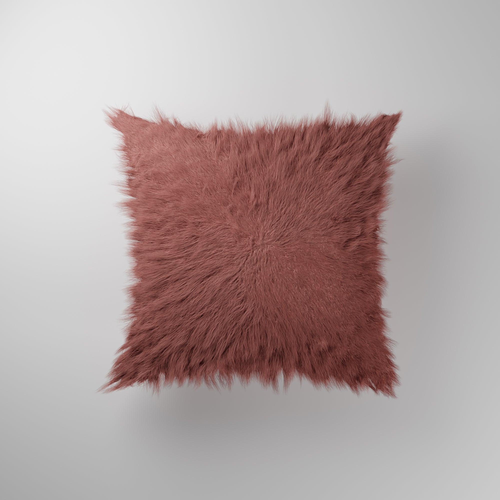 fur cushion