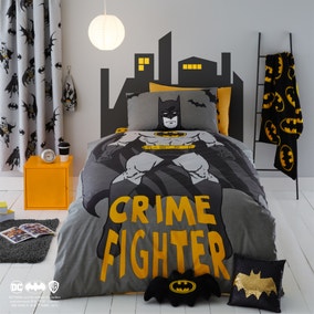 Batman Single Reversible Duvet Cover and Pillowcase Set