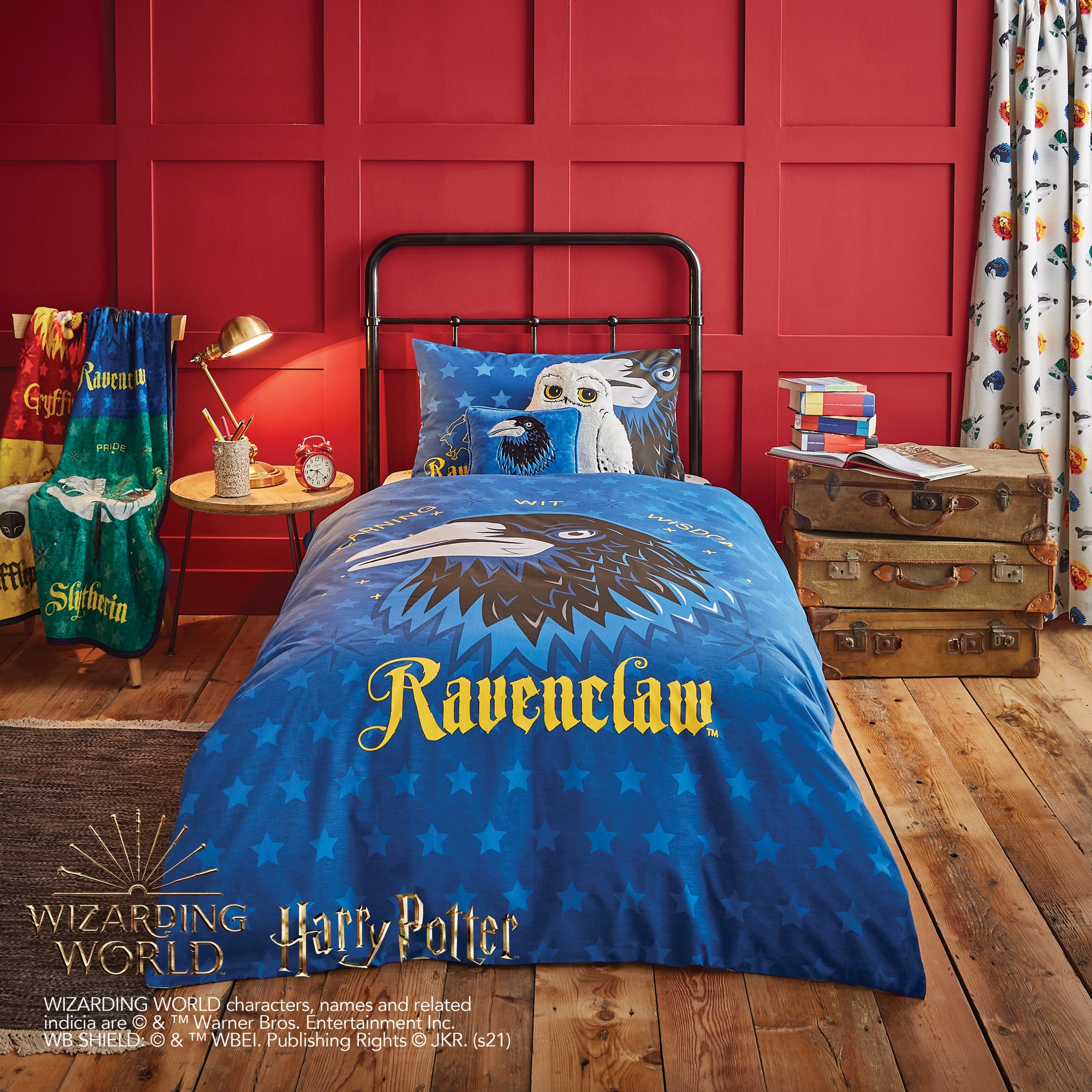 Harry Potter Ravenclaw House Reversible Duvet Cover and Pillowcase Set