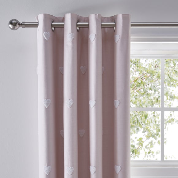 dunelm pink curtains