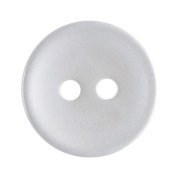Pack of Eight White Buttons image 1 of 1