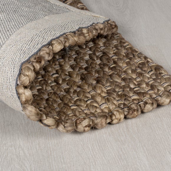 Chunky Jute Woven Rug Dunelm