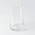 Small Tapered Glass Vase Clear