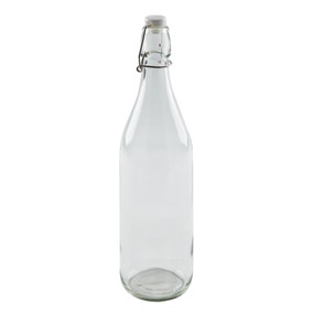 Dunelm 980ml Glass Bottle