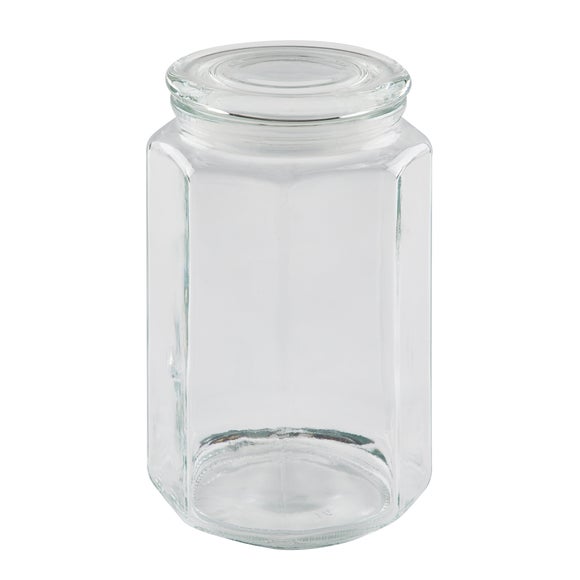 Tall Glass Food Container with Sealing Glass Lid 22.7 cm 