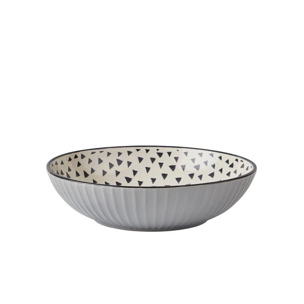 Global Grey Stoneware Ramen Bowl image 1 of 2