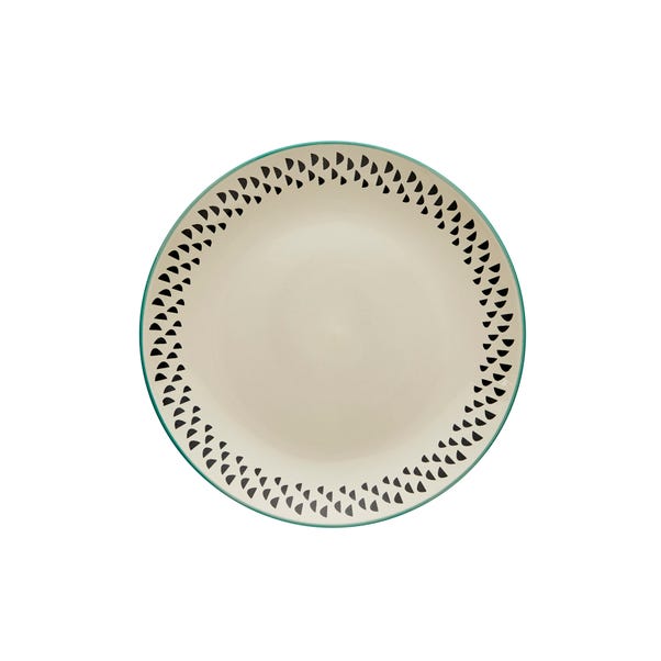 Global Teal Stoneware Dinner Plate image 1 of 2