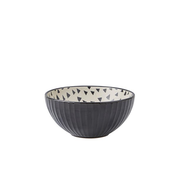 Global Black Stoneware Cereal Bowl image 1 of 2