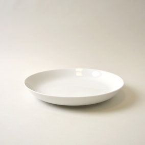 Purity Large Rim Porcelain Pasta Bowl