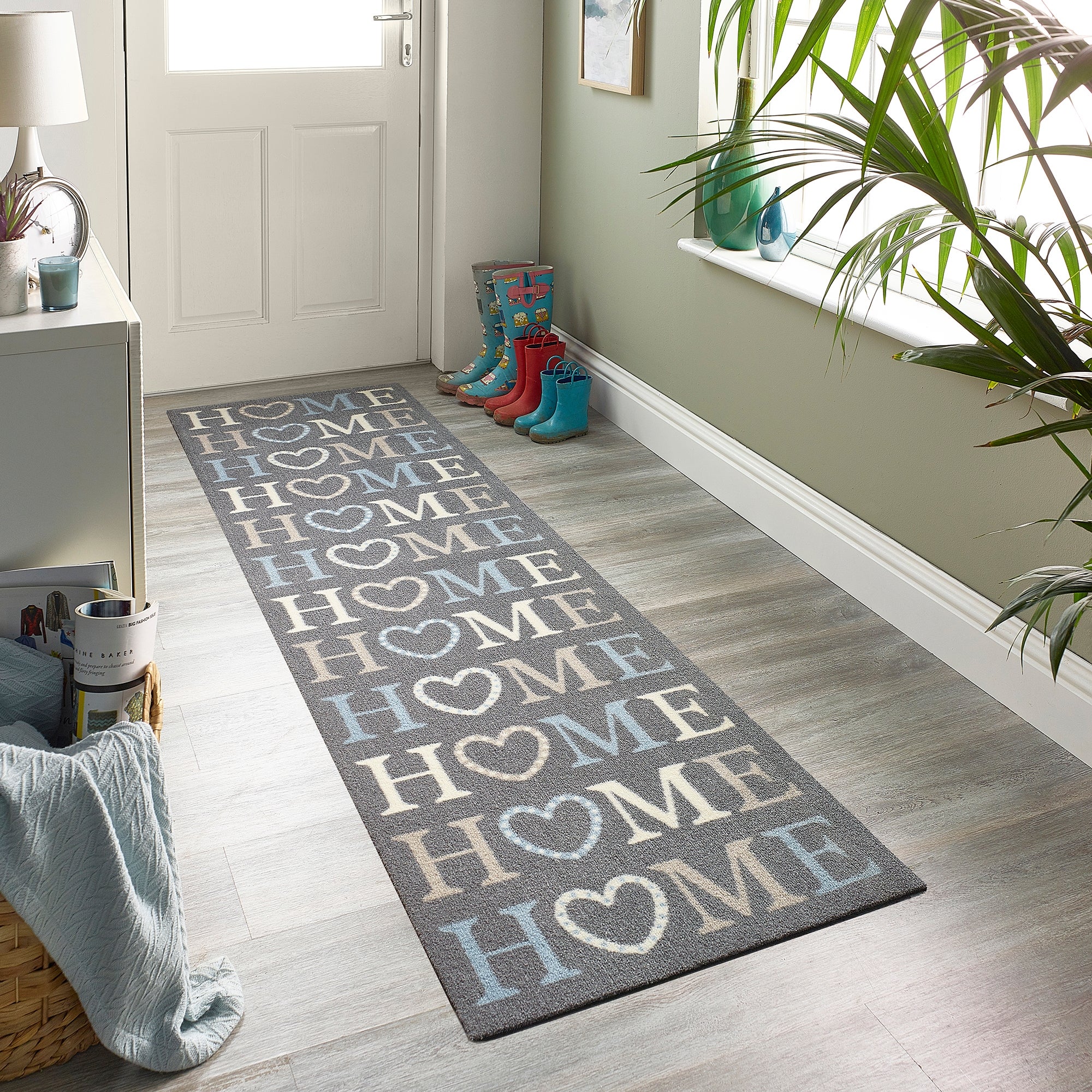 Click to view product details and reviews for Marvel Home Washable Runner Black Cream And Blue.