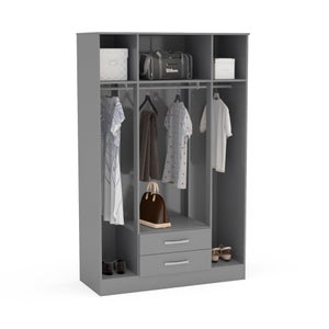 Lynx 4 Door Wardrobe- Mirrored