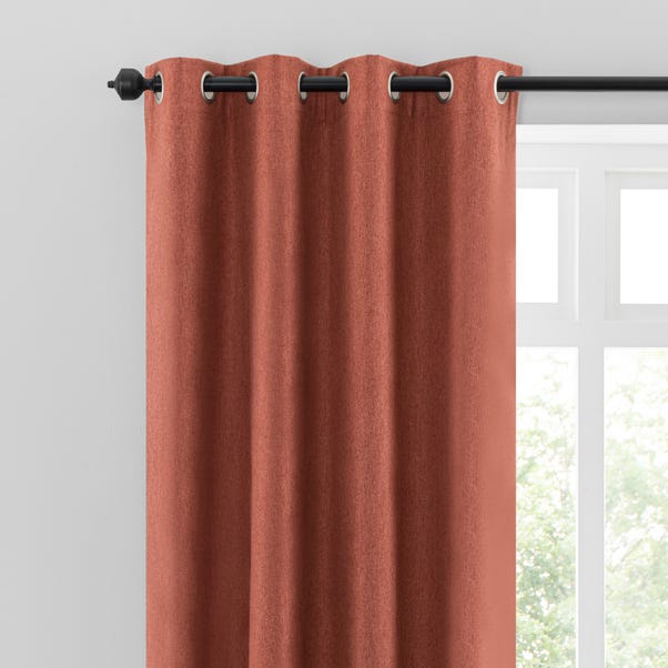 Luna Apricot Blackout Eyelet Curtains Dunelm Luna Apricot Blackout Eyelet Curtains, Grey And Orange Curtains Dunelm