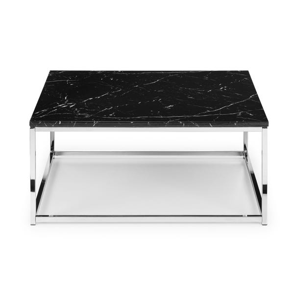 Scala Coffee Table Black Dunelm Scala Coffee Table Black Dunelm, Julian Bowen Scala White Marble Effect Top Square Coffee Table