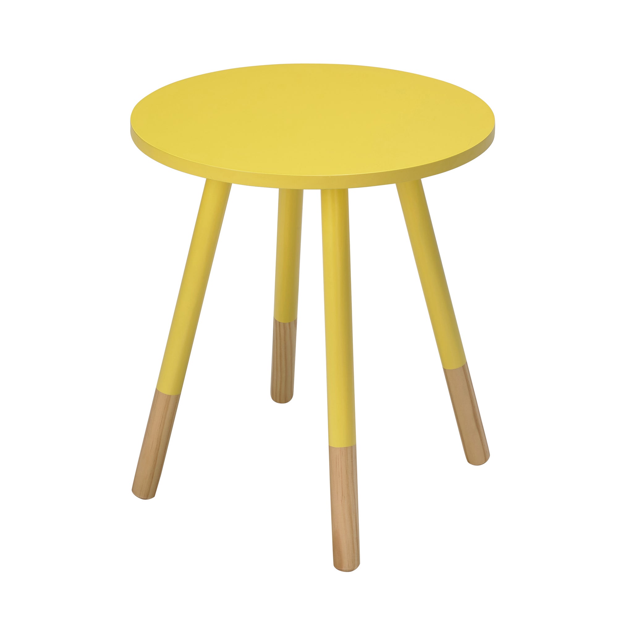 Photos - Coffee Table LPD Costa Side Table Yellow 