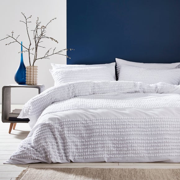 Dunelm white online bedding