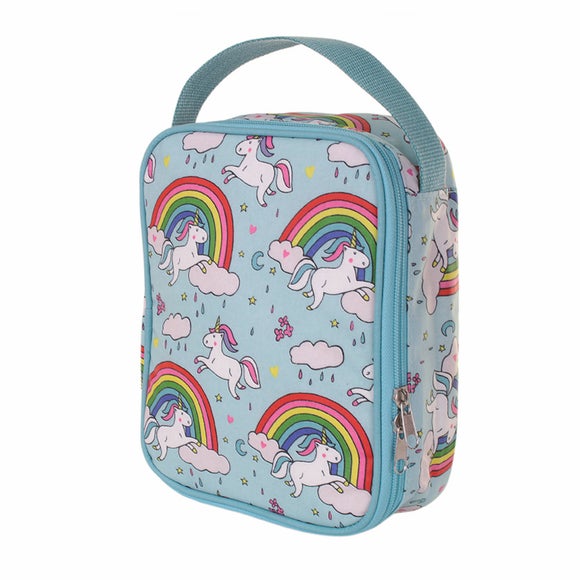 unicorn lunch box and backpack