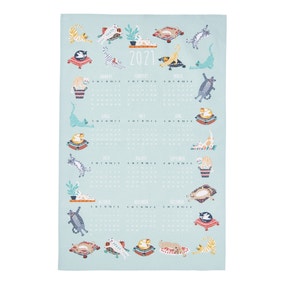Ulster Weavers Kitty Cats Calendar Tea Towel Dunelm ulster weavers 2021 calendar tea towels