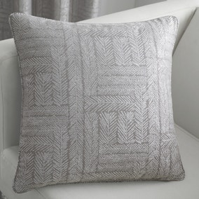 Curtina Lowe Woven Charcoal Cushion