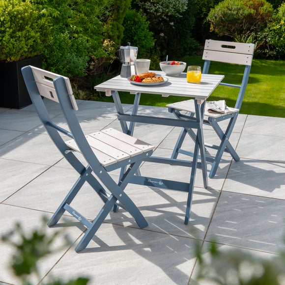 grey bistro garden set