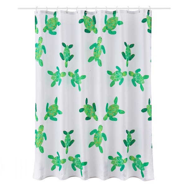 Turtles Shower Curtain Dunelm, Shower Curtains Green