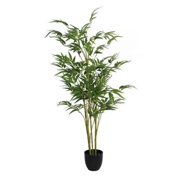 Artificial Bamboo Tree in Black Plant Pot image 1 of 1