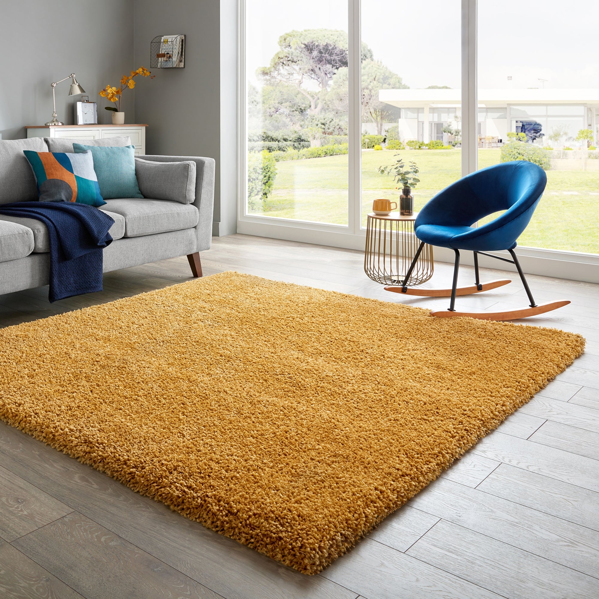 Slumber Square Rug Slumber Ochre