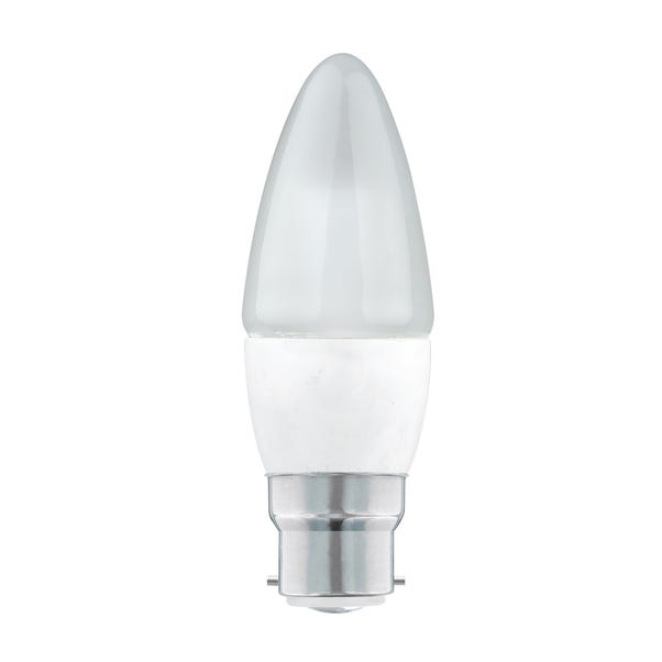 Status Branded 5.5 Watt BC Pearl LED Candle Bulb Clear