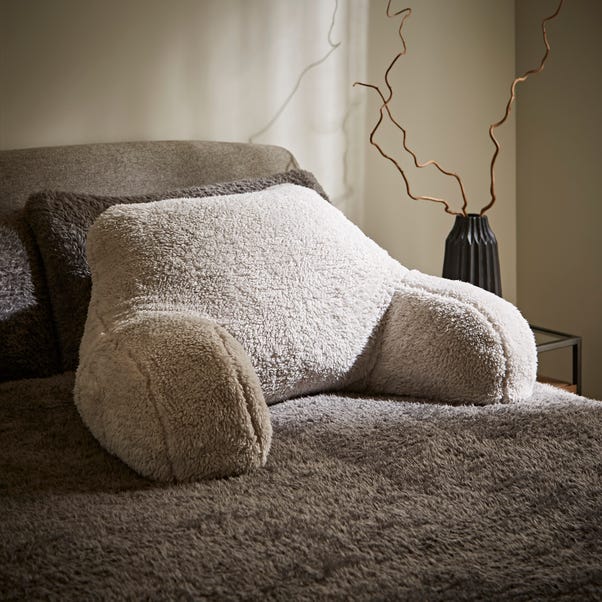 Teddy Bear Grey Cuddle Cushion