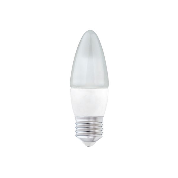Status Branded 5.5 Watt ES Pearl LED Candle Bulb White