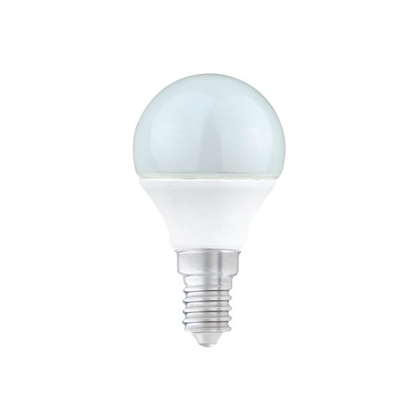 Status Branded 5.5 Watt SES Pearl LED Round Bulb 3 Pack White