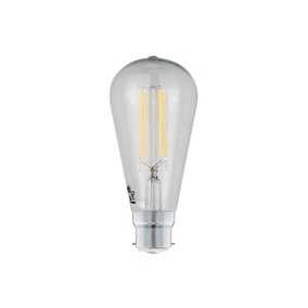 Status Branded 6 Watt BC LED Filament ST64 Bulb