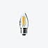 Status Branded 4 Watt ES LED Filament Candle Bulb Clear